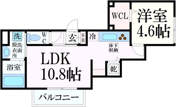 アンベリールの物件間取画像